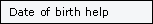 Date of birth help